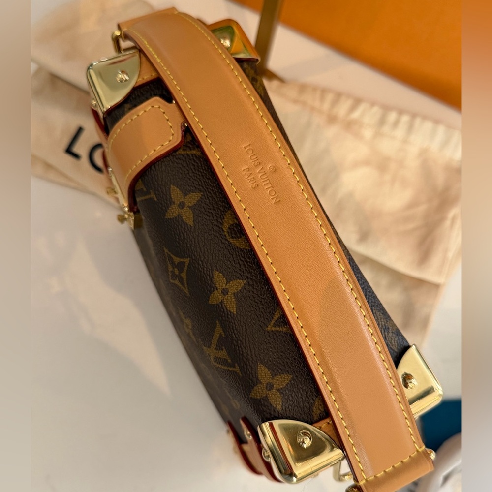 Louis Vuitton Monogram Side Mini Trunk PM ~ Gently Used w/ Box, Dust Bag 2 COA’s - Picture 6 of 16